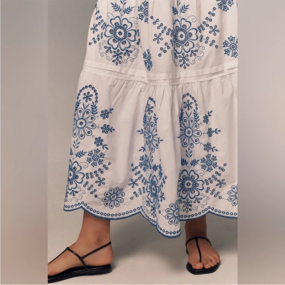 Anthropologie The Somerset Maxi Dress: Eyelet Edition - Picture 3 of 5
